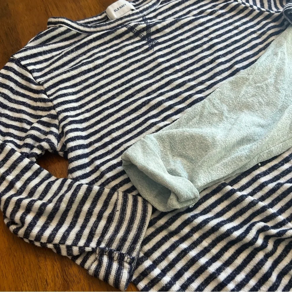 Old Navy Soft Knit Rolled Cuff Sleeve Tops Girl XS | 2-Pack Casual Lounge Bundle